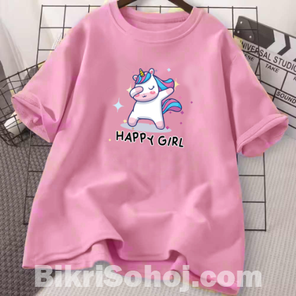 Drop Shoulder Ladies T-shirt